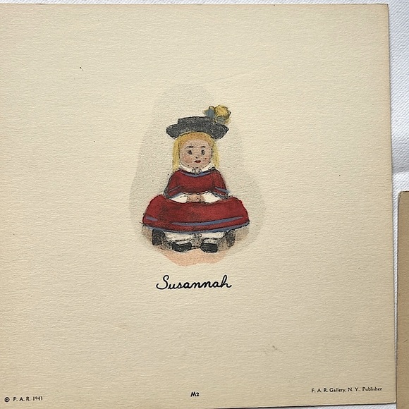 Marianna Foster Curtiss / Victorian Children/
6 Vintage Prints / 6 x 6 / 5 - Picture 1 of 6